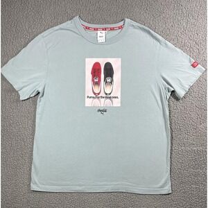 Puma x Coca-Cola Shirt Mens XL Graphic Crewneck Tee Collab For The Real Ones